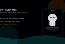 Fizz aposta na Arábia Saudita e reacende o debate sobre apps anônimos nas redes sociais Ilustração editorial sobre app anônimo e redes sociais na Arábia Saudita