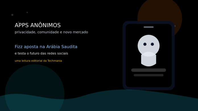 App anônimo na Arábia Saudita Ilustração editorial sobre app anônimo e redes sociais na Arábia Saudita