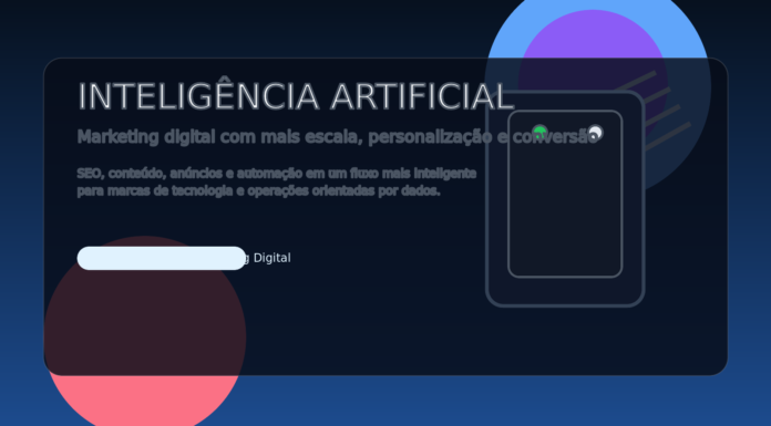 Imagem destacada sobre inteligência artificial no marketing digital