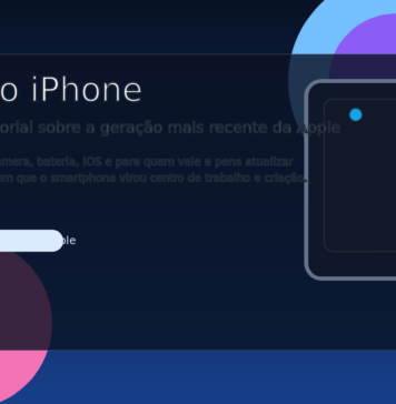 Imagem destacada sobre o último iPhone da Apple