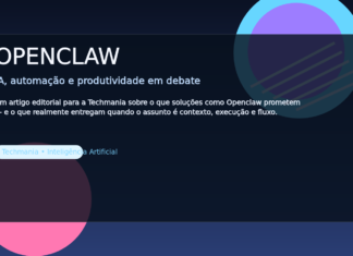 Imagem destacada sobre Openclaw e IA