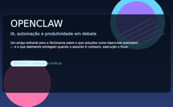 Imagem destacada sobre Openclaw e IA
