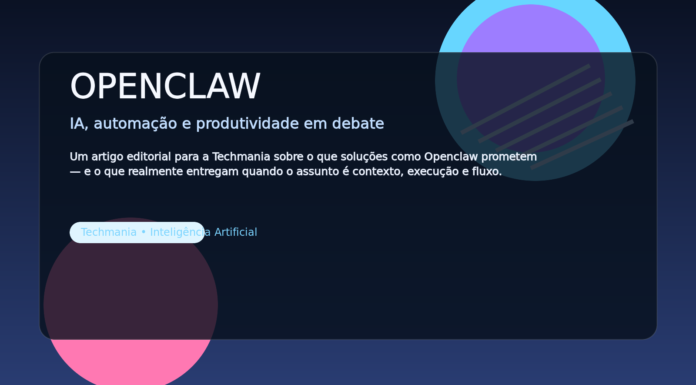 Openclaw: o que essa nova geração de IA revela sobre automação, contexto e produtividade Imagem destacada sobre Openclaw e IA